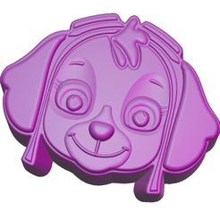 ink.png Skye Paw Patrol Master Mold STL for Vacuum Forming