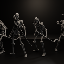 BowGroup.png Ancient Egyptian Skeleton Archers (Presupported)