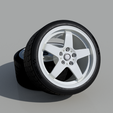 EVO-v14.png Enkei Tarmac 17" "style" Rims for diecast and scale models