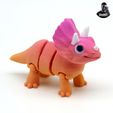 Bild3.jpg Triceratops Keychain + Figurine