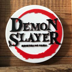 image0.jpeg Fichier STL Logo Demon Slayer・Design pour imprimante 3D à télécharger