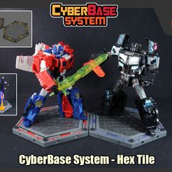 Hextile_FS.jpg Archivo 3D [CyberBase System] Teja hexagonal・Objeto de impresión 3D para descargar