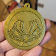 medalla-patin.jpg Roller Skate Medal badge 3D print model