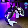 img_KillerWhale_005.jpg KILLER WHALE ( ORCA - FLEXI - ARTICULATED FIGURE, PRINT-IN-PLACE, CUTE)