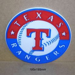 texas-rangers-baseball-team-cartel-letrero-rotulo-impresion3d-winners.jpg Texas Rangers, Baseball, Mannschaft, Schild, Schild, print3d, Ball, Laufen, Werfen