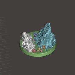 rock_base.jpg 60mm round rock base with bones (goes well with shelob)