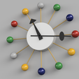 Uhr_2022-Feb-03_09-20-42AM-000_CustomizedView9688911175.png Wall Clock, Ball Clock Replic (Design: George Nelson)