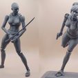 gray.jpg Action Figure 3D Printing, Female Movable body Action Figure Toy Model Draw Mannequin [STL file]