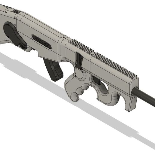 BULL-MUTT CARBINE - Ruger 10/22 Chassis - Digital Files 3D model