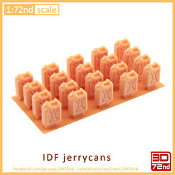 c3d_3d72nd_72nd_modern_idf_jerrycans.png 3D72ND - 1/72ND SCALE IDF JERRYCAN