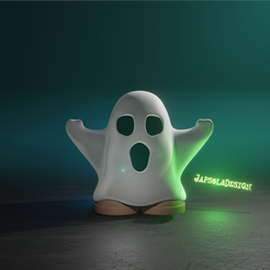 fantasma4_ghost.png STL file Halloween Scream ghost・3D printer model to download