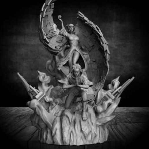 Pain e Konan 3D model