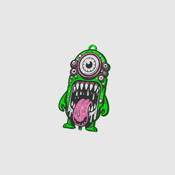 Monster-PNG-2.png Venomous Monster 2D Wall Art & Keychain