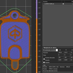 vespa.jpg Archivo STL Llavero Vespa retro・Diseño de impresora 3D para descargar
