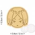 kenma-kozume~private_use_cults3d@otacutz-cm-inch-cookie.png Kenma Kozume Cookie Cutter / Haikyuu!!!