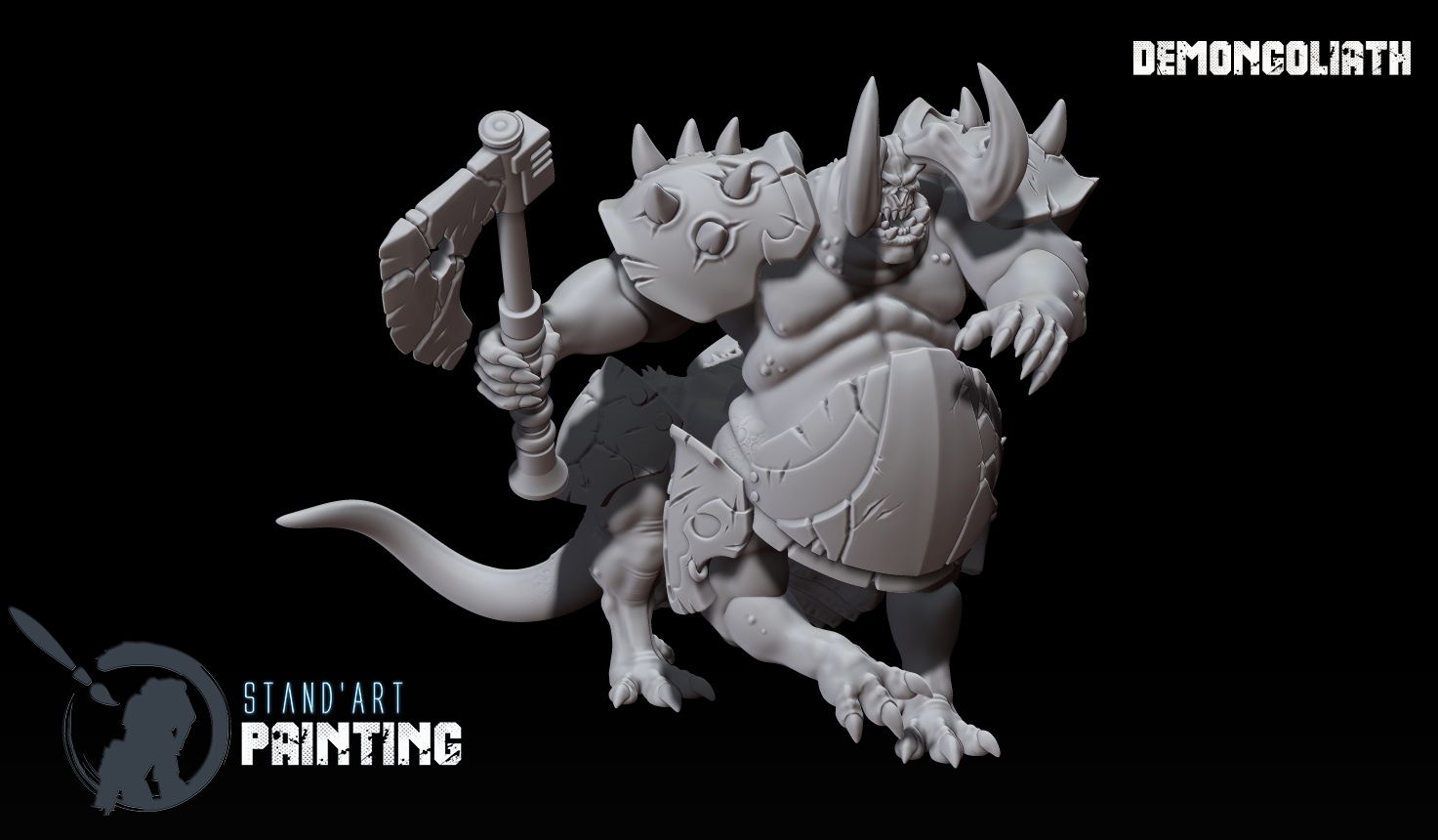 Download STL file Demongoliath • 3D printer template ・ Cults