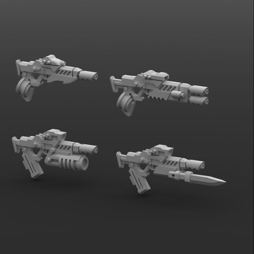 5.2.jpg Carabine sci-fi bullpup + classic