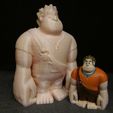Ralph Painted.JPG Wreck-It Ralph (Easy print no support)