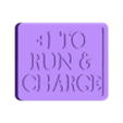 +1 to Run and Charge rolls.stl Juego de fichas de enano celeste