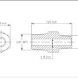 6-2N.jpg Reducing pipe hex nipple pipe fitting 3/8" NPT to 1/8" NPT