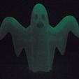 ghost_3_display_large.jpg Ghost (hollow) - Print in White, Natural or Glow-in-the-Dark PLA