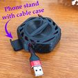 phone_stend.jpg FREE TRUE CABLE ORGANIZER BOX CASE WINDER
