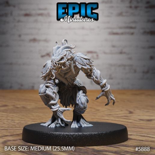 Vine Blight Kneel ‧ DnD Miniature ‧ Tabletop Miniatures ‧ Gaming Monster ‧ 3D Model ‧ RPG ‧ DnDminis ‧ STL FILE