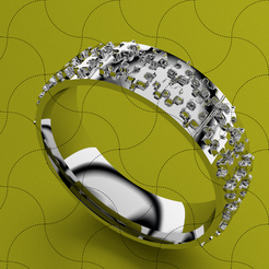 Rbz02.png STL file Fine Jewelry, Puzzle Style Ring・Model to download and 3D print, jewbroken
