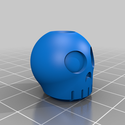 Skully_Paracord_Bead_revised.png Archivo STL gratis Skully Bead・Modelo de impresión 3D para descargar