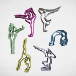 push-diseño.png Fichier 3D gymnastes filles・Design à télécharger et à imprimer en 3D