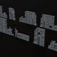 Untitled22.png Ruines modulaires de science-fiction - Kill Team Terrain (Damage Set)