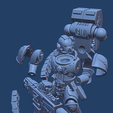 4.png Space Wolf with a heavy bolter.
