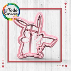 1176-Pikachu-de-pie.29.jpg Fichier STL Coupeur de Pikachu・Modèle imprimable en 3D à télécharger