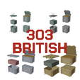 COL_64_303_combined.png AMMO BOX 303 BRITISH AMMUNITION STORAGE 303british CRATE ORGANIZER