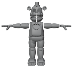 Funtime-Freddy-Without-BonBon.png Five Night At Freddy's Funtime Freddy Sin BonBon Archivos Para Cosplay O Animatronics.