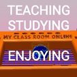 CLASS ROMM ON LINE.jpg COVID 3D MY CLASS ROOM ON LINE TEACHING ENJOYING NEW LIFE STYLE DESK