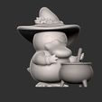ZBrush-Document7.jpg psyduck halloween style