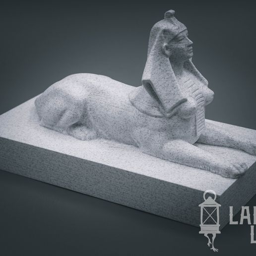 🗿 Winter Sphinx (Pre Supported)・ STL File for 3D printing・Cults