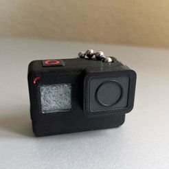 Actioncam_Keychain_1.jpg Download free STL file Mini Actioncam Keychain • 3D printing template, ricxvision