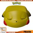 Pikachu-durmiendo-Pokemon-Soporte-Control-9.jpg 沉睡的皮卡丘 / 宠物小精灵控制支持