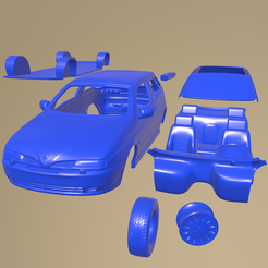 a28_005.png STL file Alfa Romeo 145 1994 PRINTABLE CAR IN SEPARATE PARTS・3D print model to download