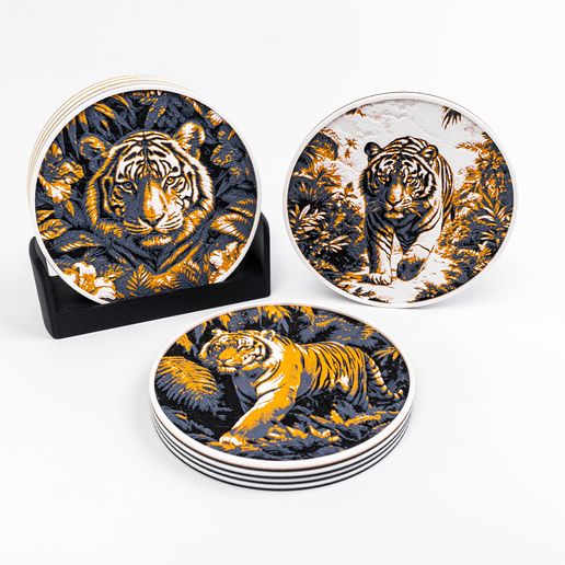 Tiger Coasters - 3D model önizlemesi