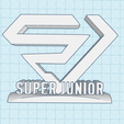 super-junior-2-name.png Super Junior, SJ or SuJu Kpop Display Ornamnent