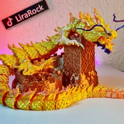 Fei Long, the Keeper of the Skies | Articulated Dragon