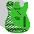 green.png Standard Fender Telecaster Body Hexagon