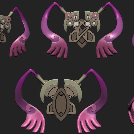 🐉 Pokemon - Honedge, Doublade and Aegislash with 2 poses・ STL