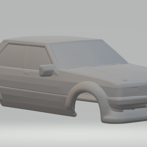 ford falcon race car 3D model