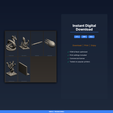 02_digital_download.png Ocean & Sea Life Bundle - 6-Model STL Bundle