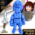 frodo01.png Frodo Baggins Multicolor Flexi Print-in-Place