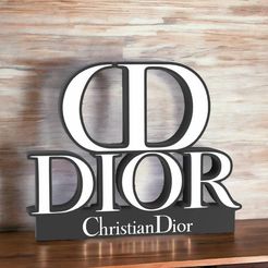 Dior-Gesamt.jpg Dior Logo, LED Lampe